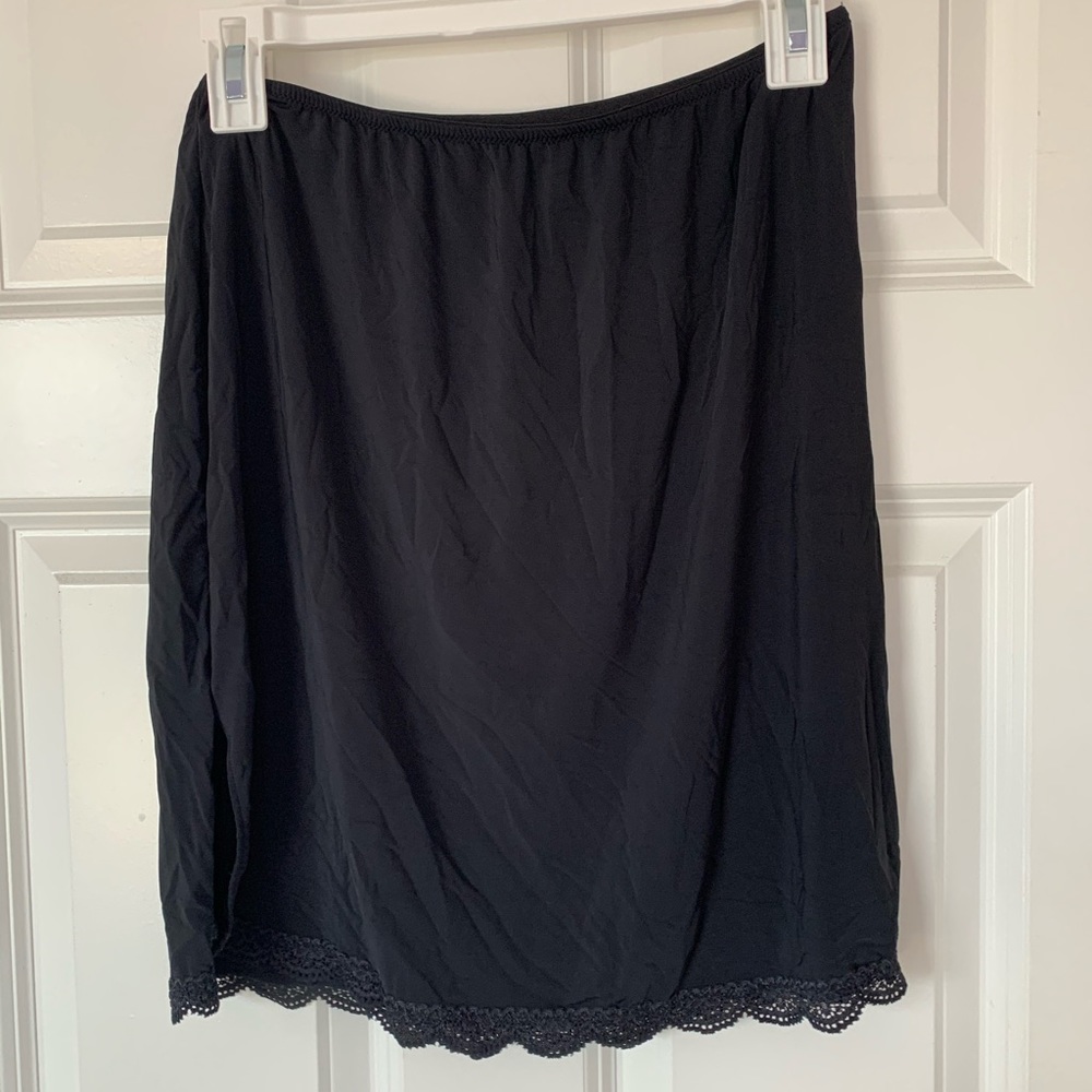 Jockey - black slip skirt